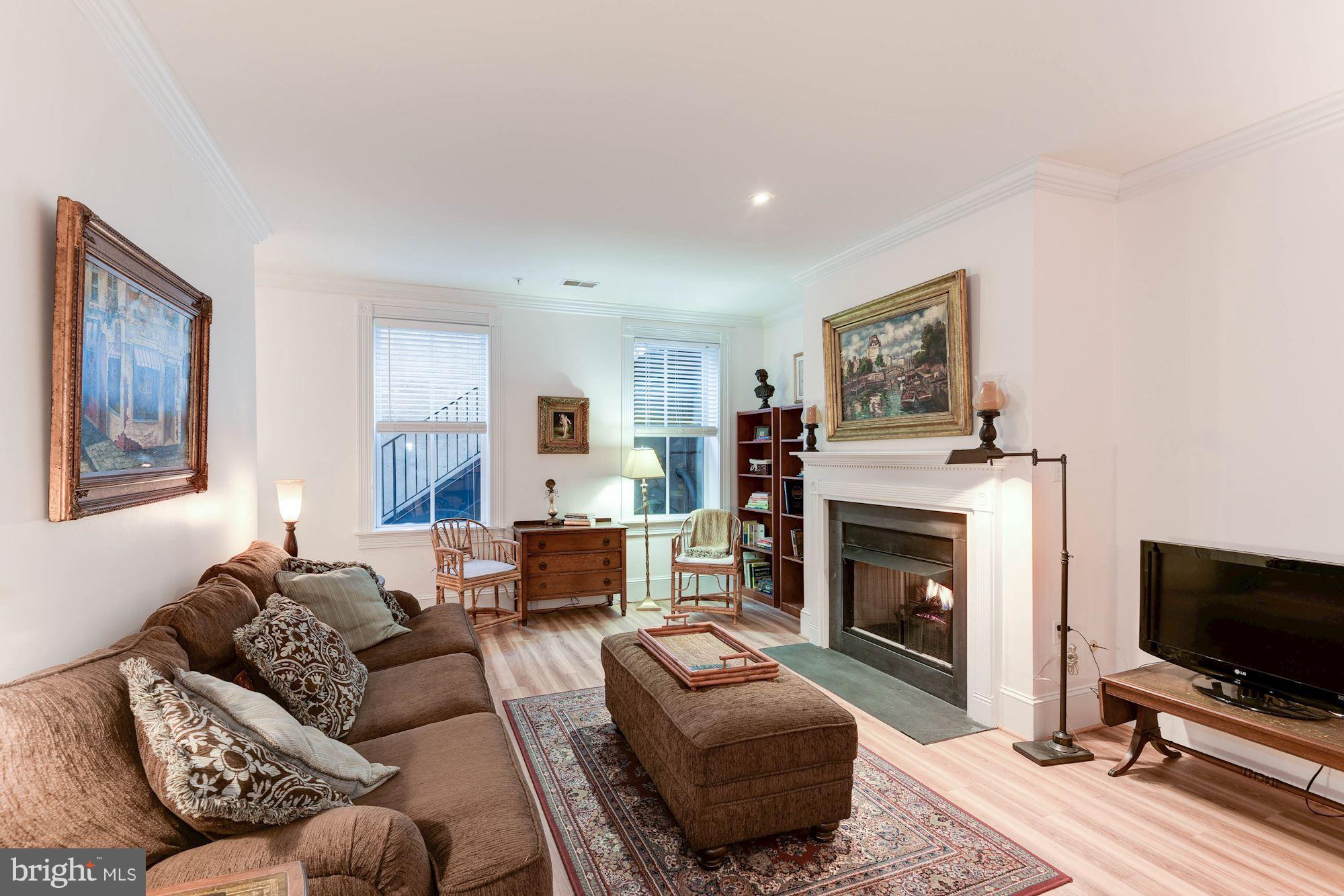 407 G Street Southeast Washington, DC 20003 - Photo 26 of 30 Lower level Living room and dining room