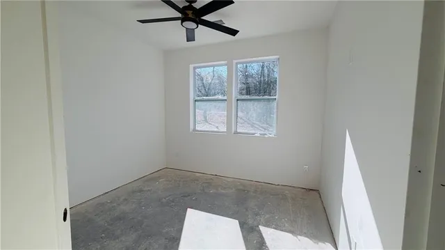 a utility room with cabinets