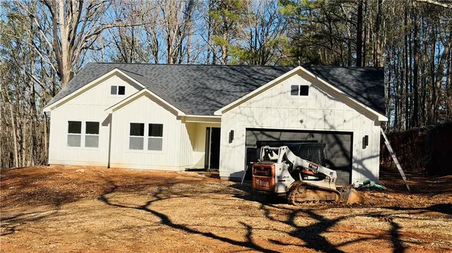 a front view of a house with porch
