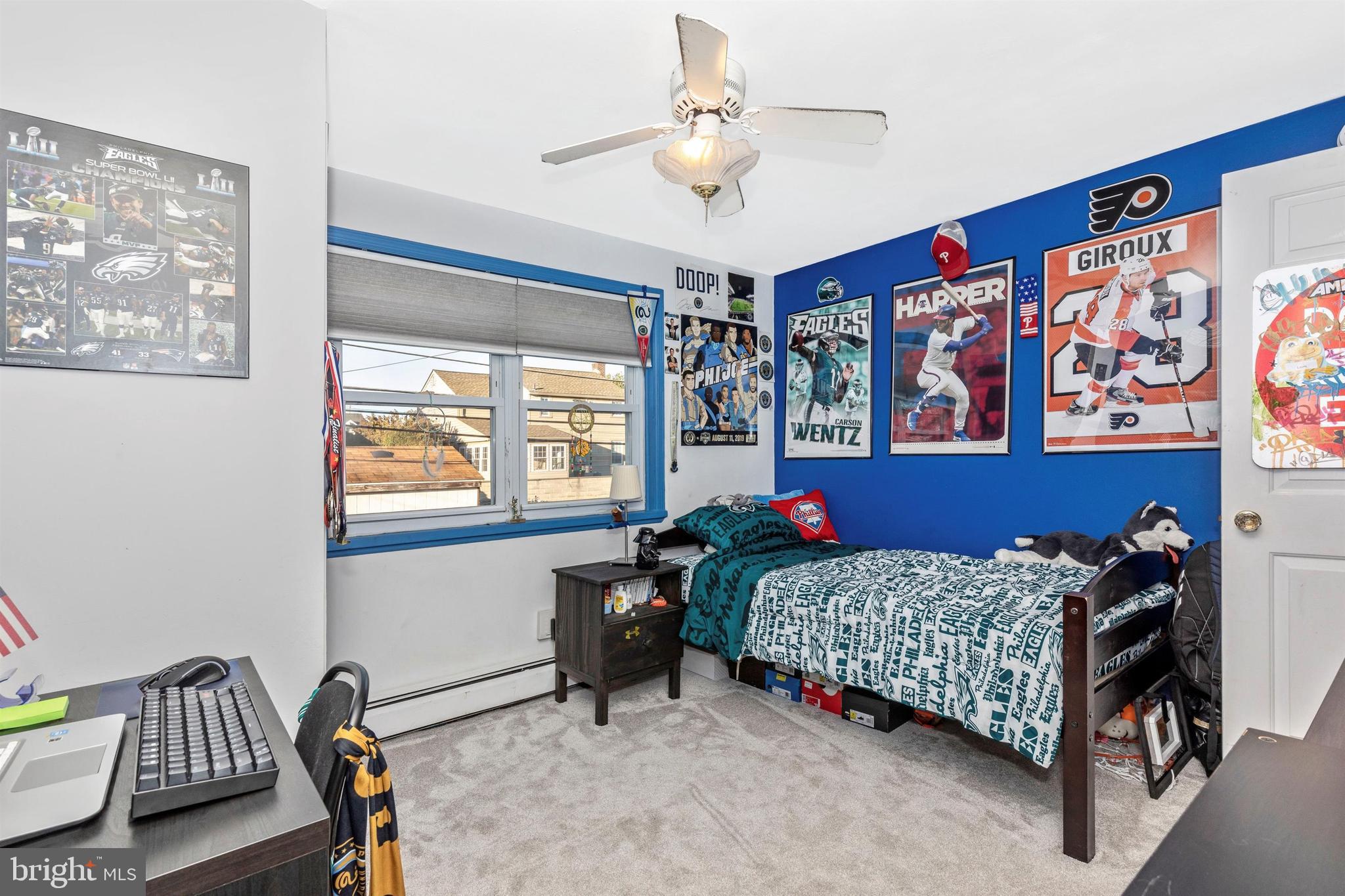 1432 Burmont Road Havertown, PA 19083 - Photo 18 of 28 a bedroom with a bed and a window