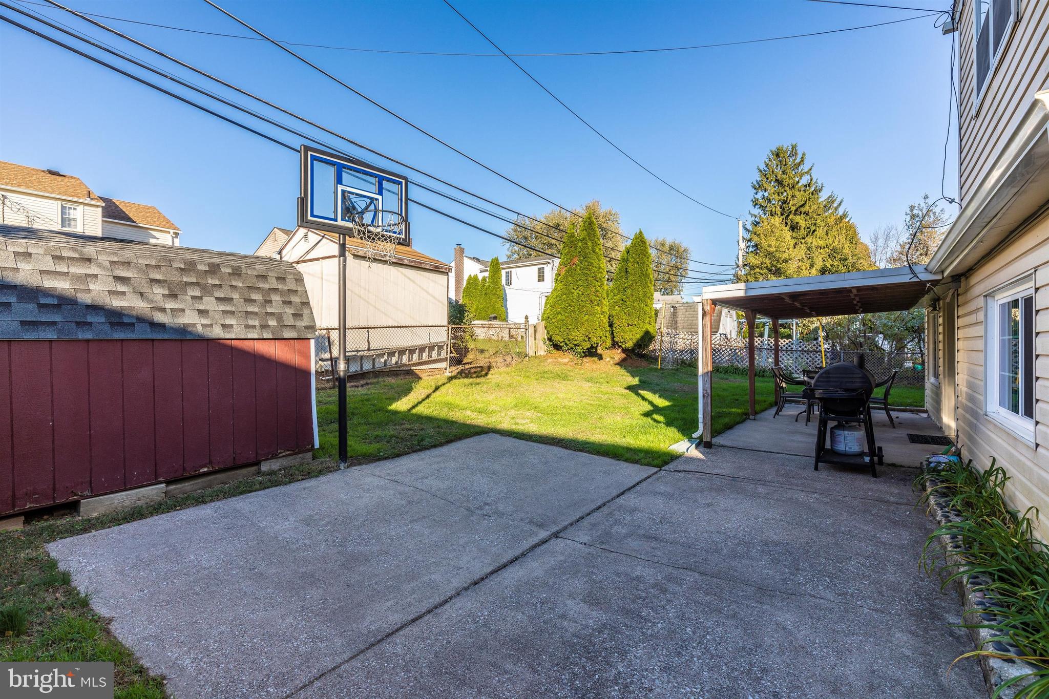 1432 Burmont Road Havertown, PA 19083 - Photo 28 of 28 a view of a backyard with a small cabin