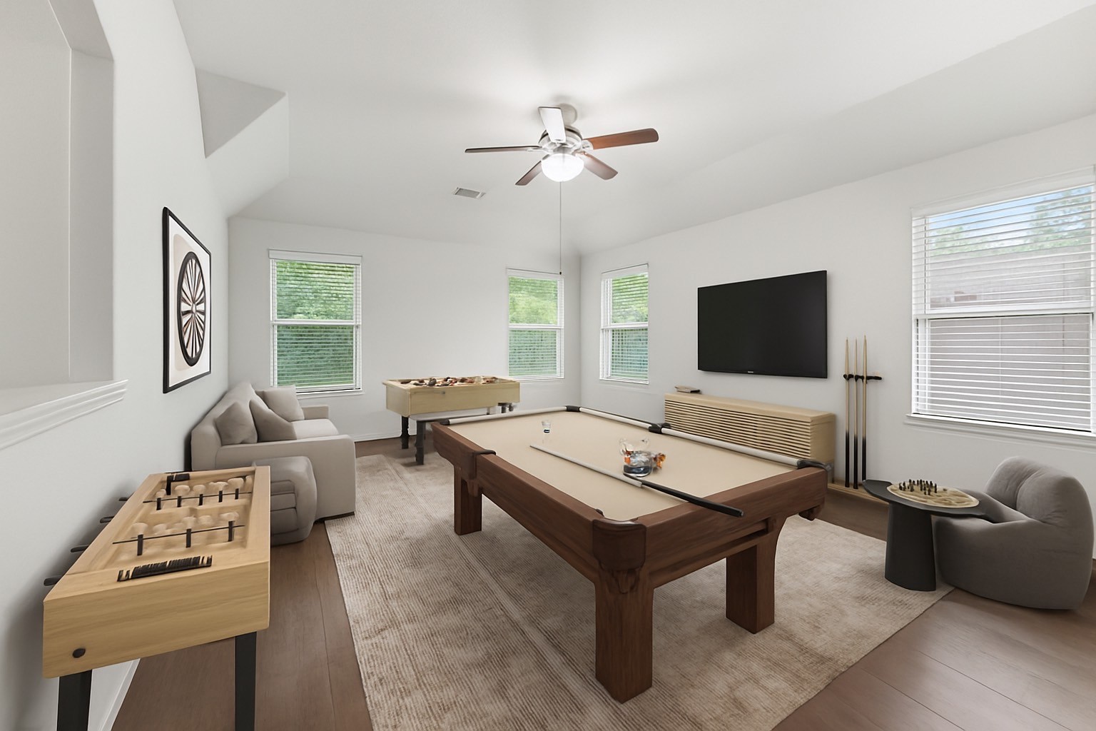 22514 Forbes Field Trail Spring, TX 77389 - Photo 6 of 37 a living room with furniture and a flat screen tv