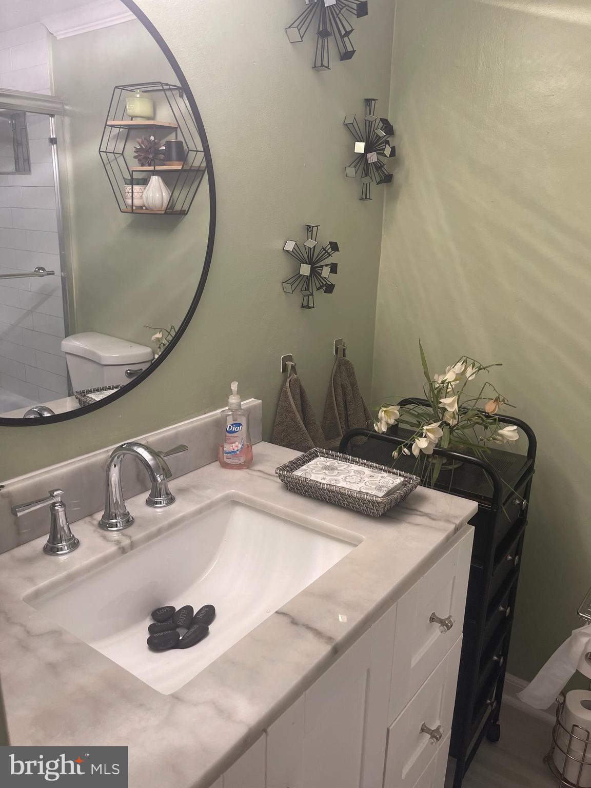 8015 Mandan Road, Unit 202 Greenbelt, MD 20770 - Photo 34 of 52 a bathroom with a sink and a mirror