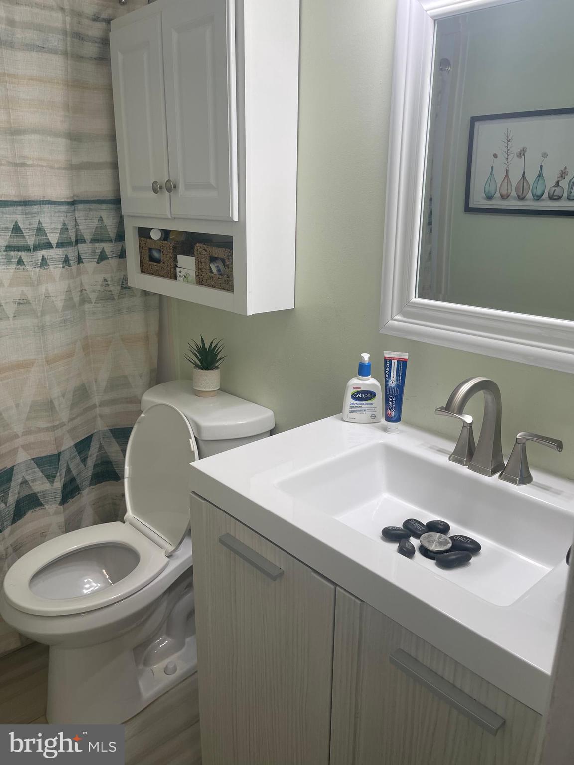 8015 Mandan Road, Unit 202 Greenbelt, MD 20770 - Photo 47 of 52 a bathroom with a sink a toilet and mirror