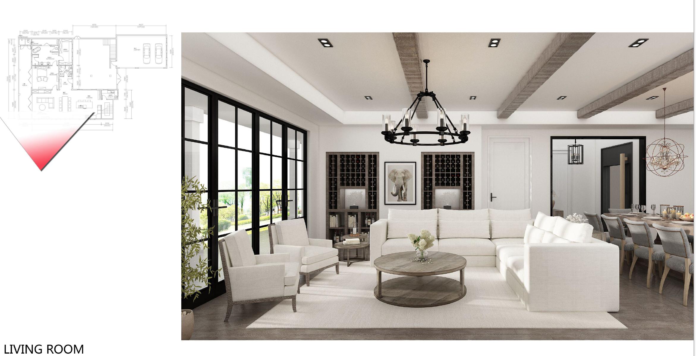 Lot 4 Driftwood Point Road Miramar Beach, FL 32550 - Photo 6 of 14 a living room with furniture and a chandelier