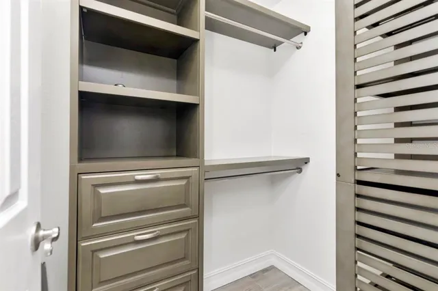 a view of storage and utility room