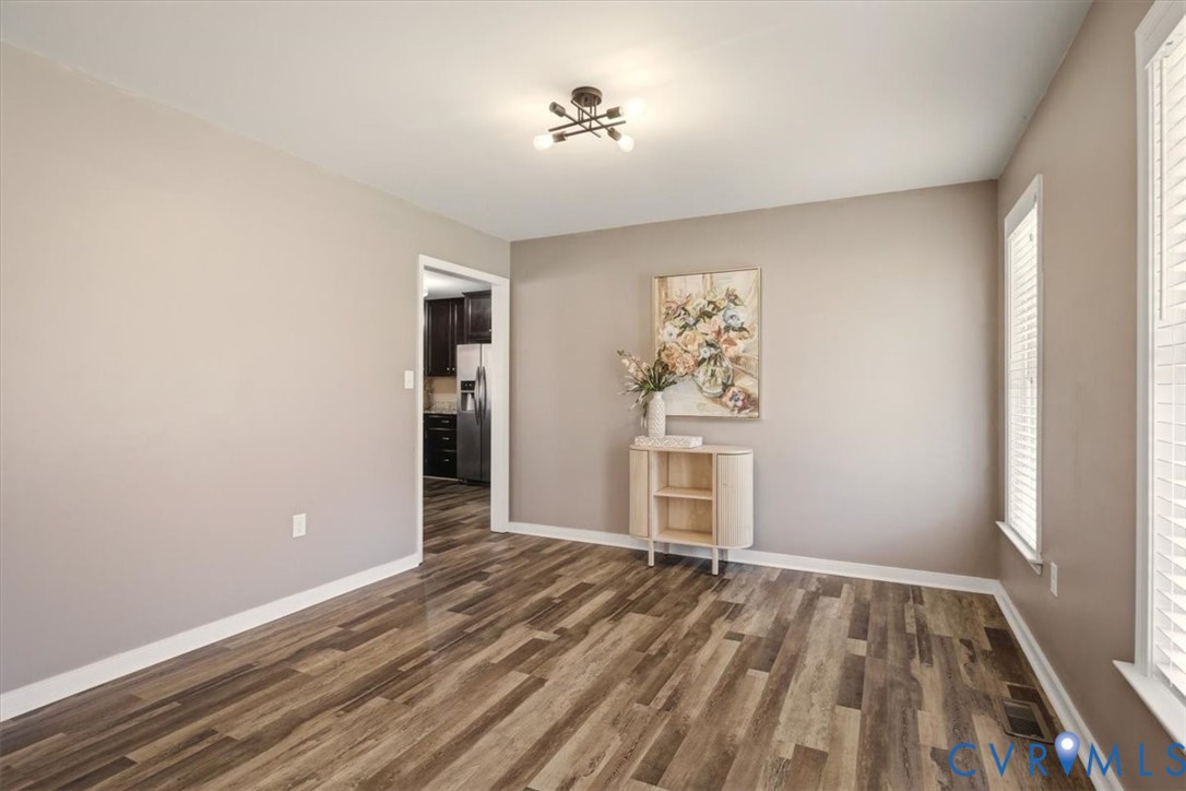 5312 Old Glory Road Chesterfield, VA 23832 - Photo 23 of 48 wooden floor in an empty room with a window