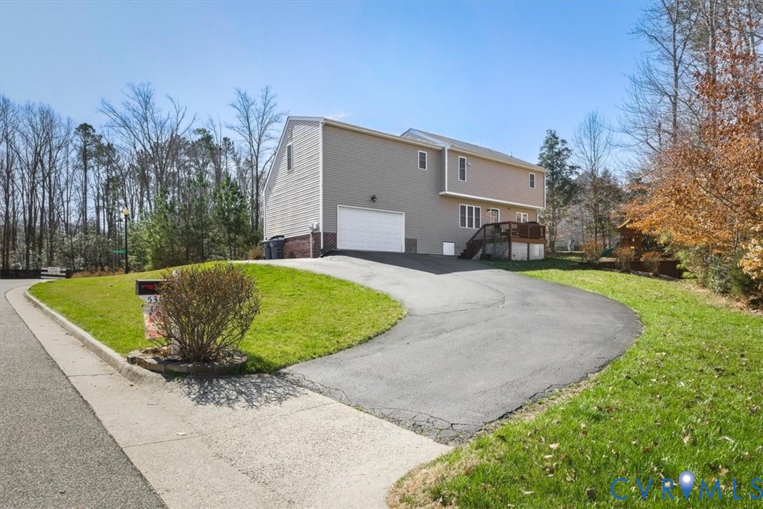 5312 Old Glory Road Chesterfield, VA 23832 - Photo 43 of 48 a view of a house with pool and a yard