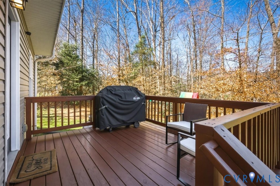 5312 Old Glory Road Chesterfield, VA 23832 - Photo 47 of 48 a view of balcony with wooden floor and outdoor seating