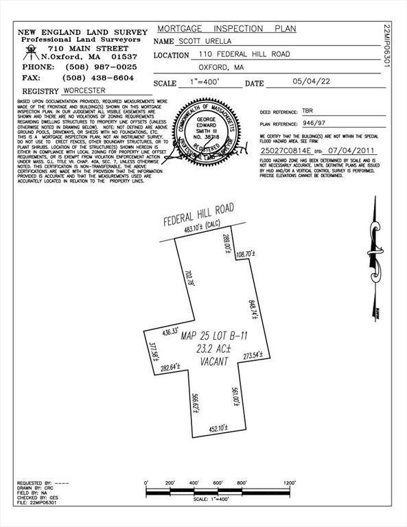 0 Federal Hill Road Oxford, MA 01540 - Photo 1 of 8