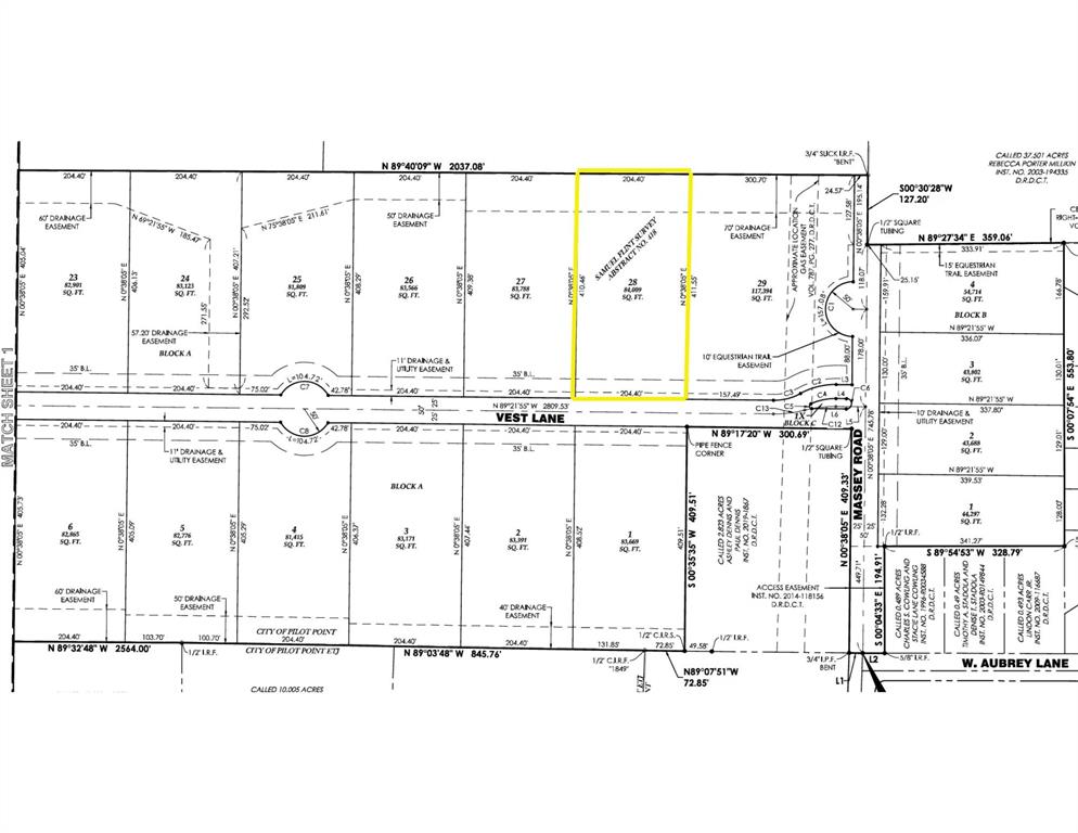 720 Vest Lane Pilot Point, TX 76258 - Photo 3 of 6 Lot 28