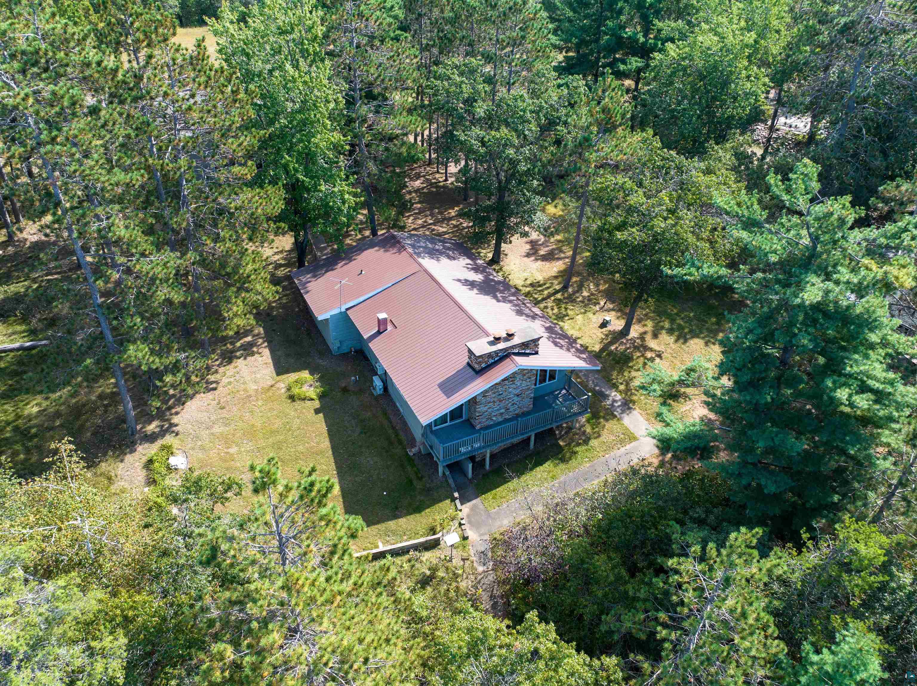 N13431 County Line Road Minong, WI 54859 - Photo 2 of 42 Birds eye view of property