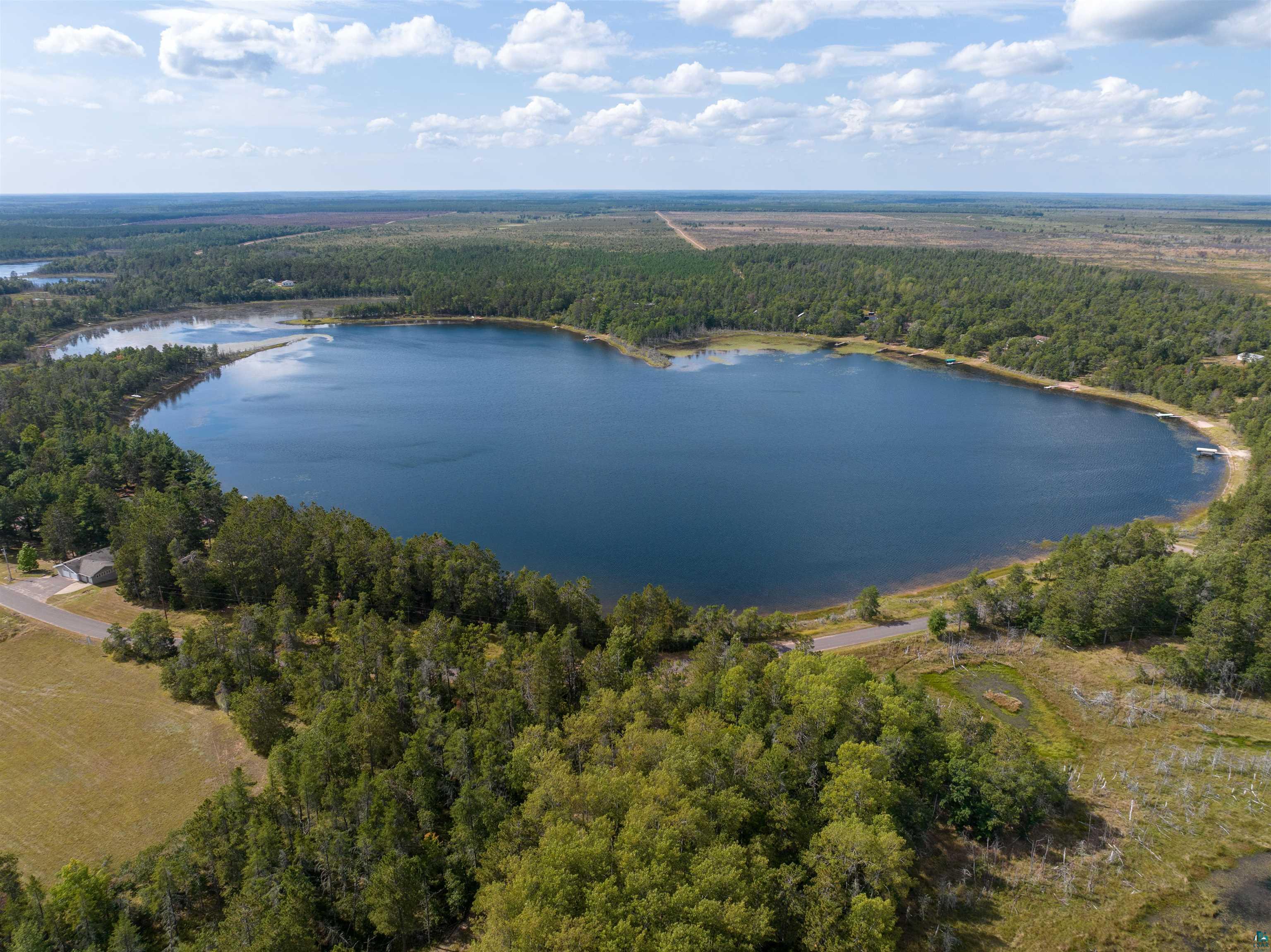 N13431 County Line Road Minong, WI 54859 - Photo 6 of 42 Birds eye view of property with a water view