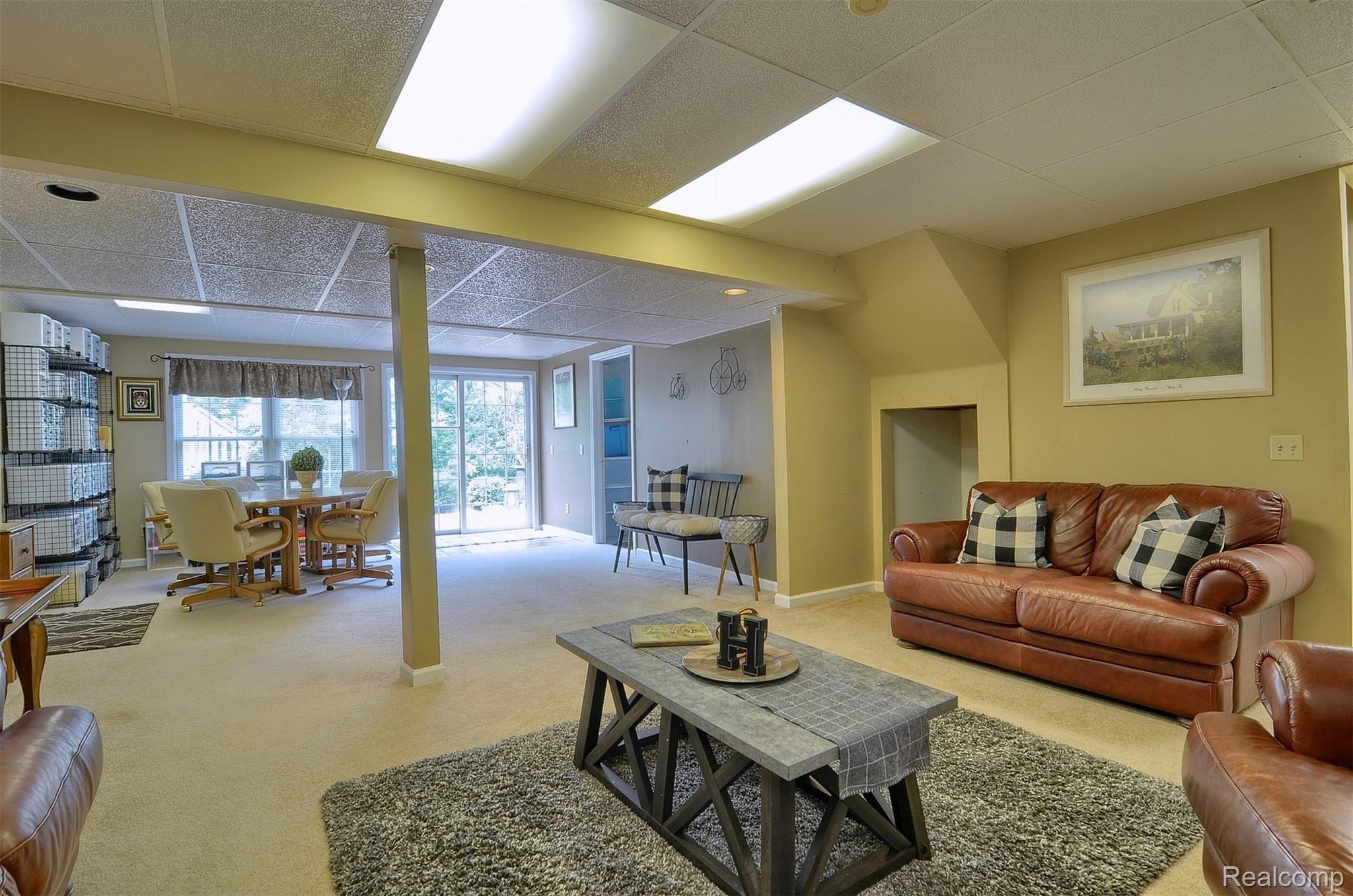 4936 Manchester Court Rochester, MI 48306 - Photo 36 of 51 36-Finished Lower Level 2nd View.jpg