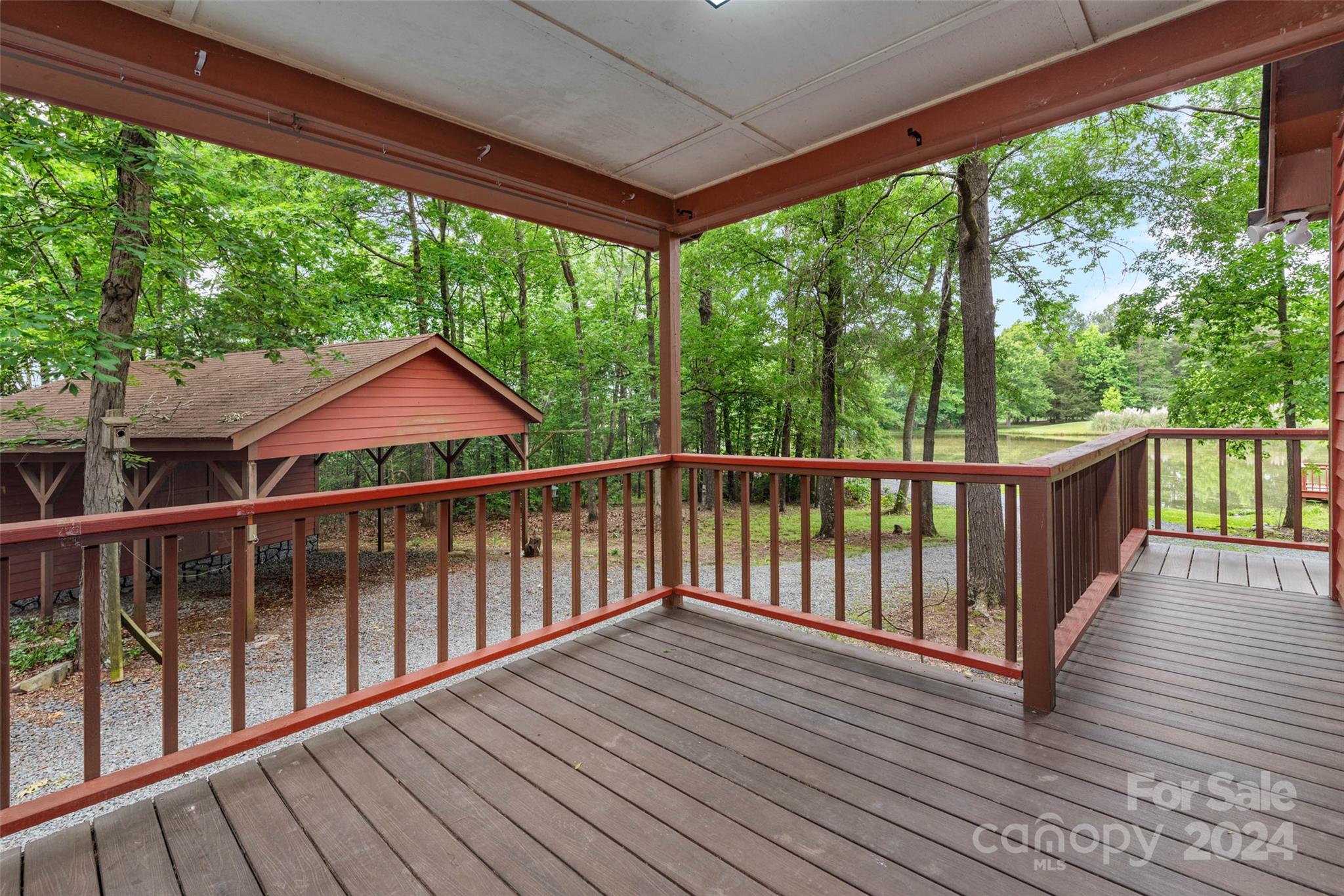 7020 Shelf Road Marshville, NC 28103 - Photo 8 of 45 a view of balcony with wooden floor