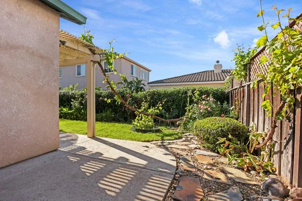 a view of a garden