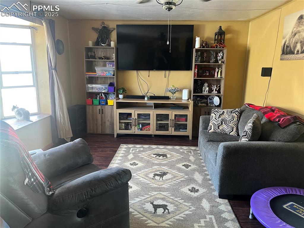 66 Louis Nelson Road Pueblo, CO 81001 - Photo 3 of 29 a living room with furniture cabinets and a flat screen tv