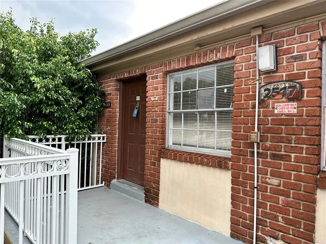 a view of front door