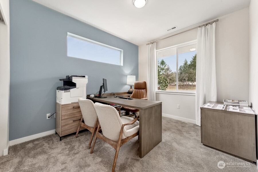 17529 Northeast Midnight Sun Loop Poulsbo, WA 98370 - Photo 14 of 36 a workspace with furniture and window
