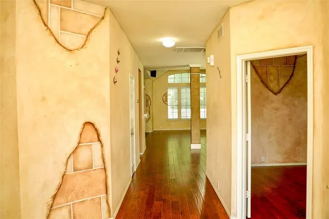 a view of a bathroom with a shower