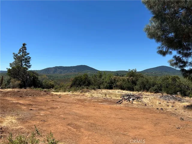 a view of outdoor space with mountain view