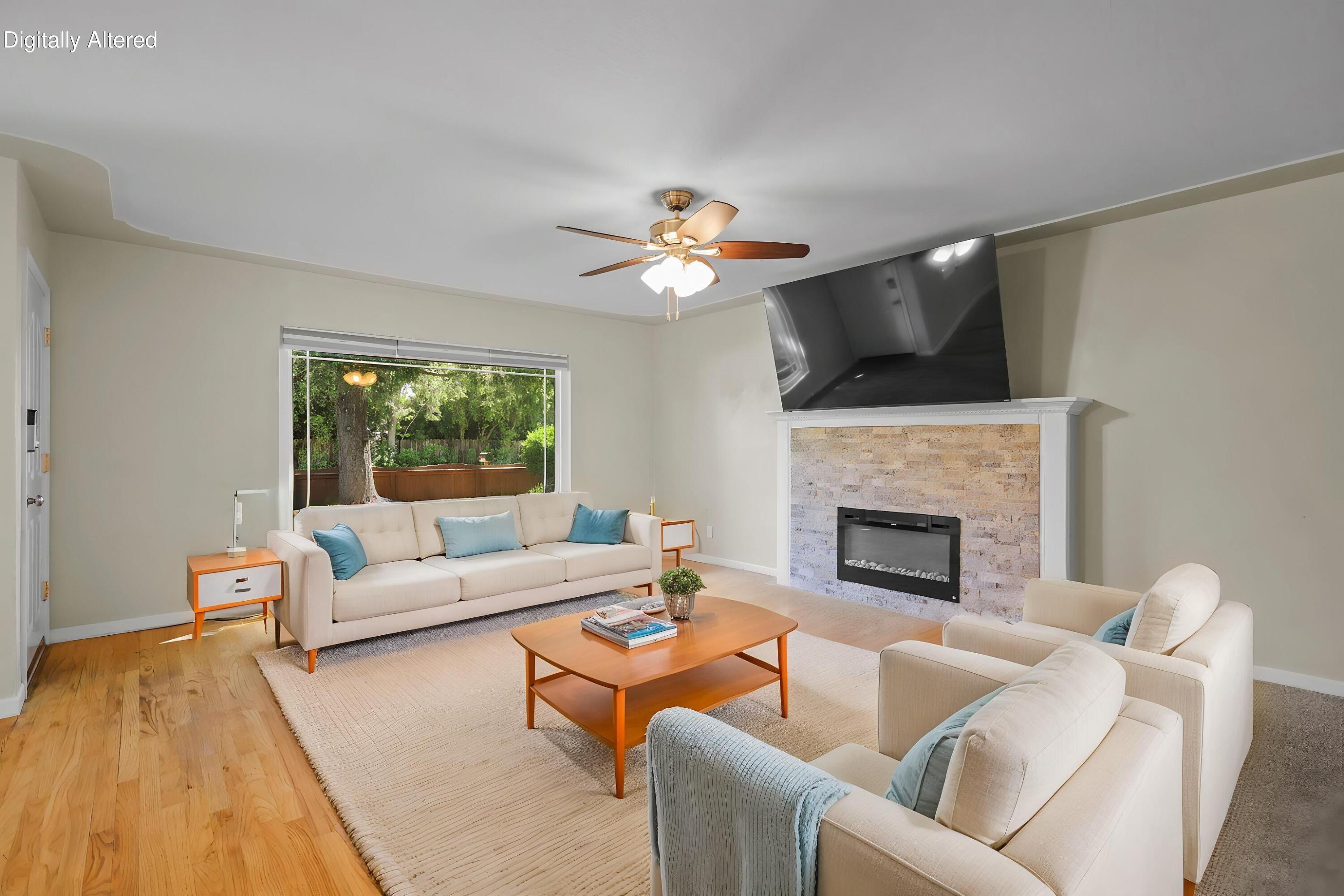 5730 East Bonnyview Road Redding, CA 96001 - Photo 4 of 44 Virtually Staged Living Room