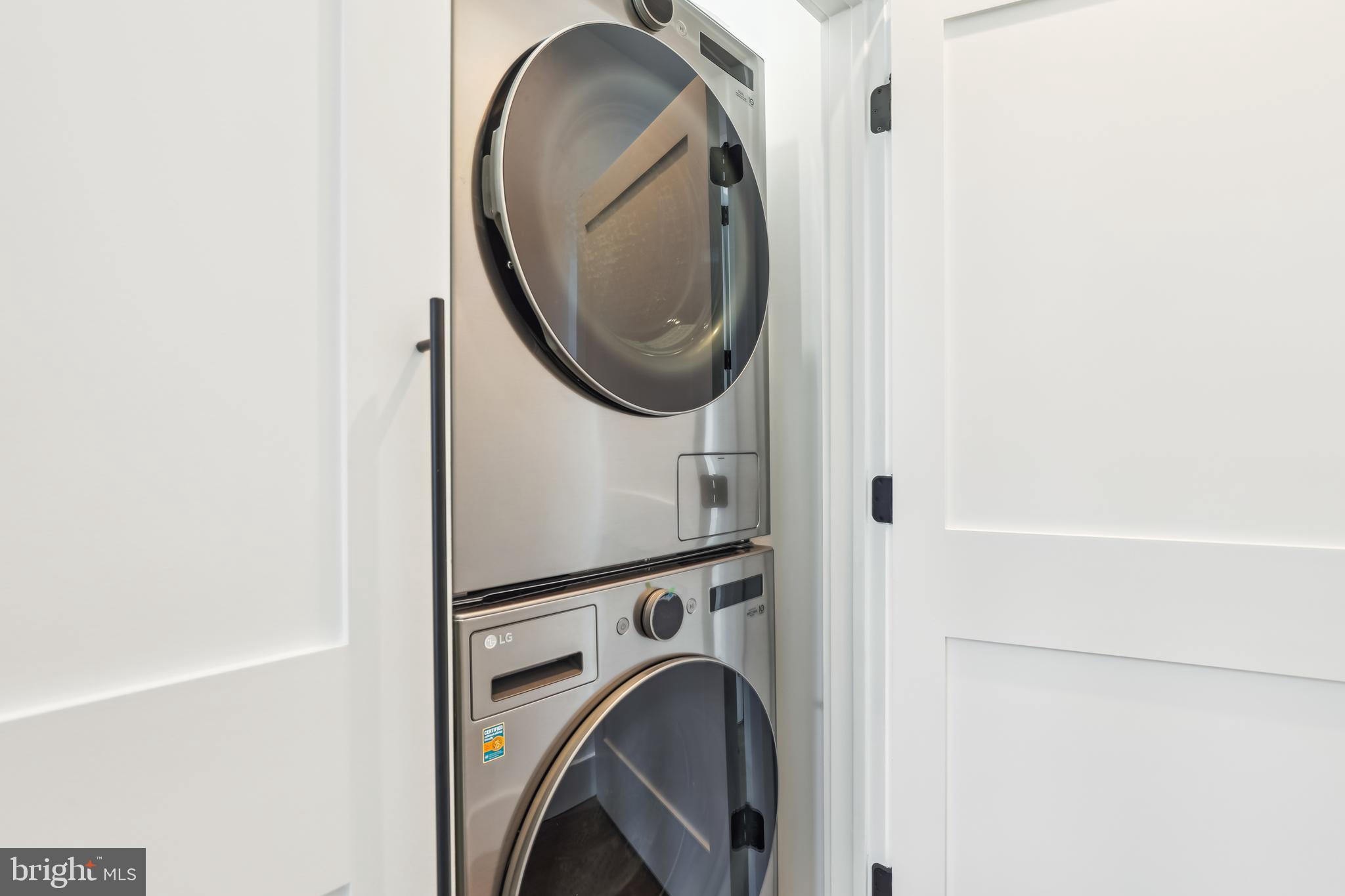 304 K Street Northeast, Unit 1 Washington, DC 20002 - Photo 20 of 33 Front Loading Washer / Dryer - Lower Level