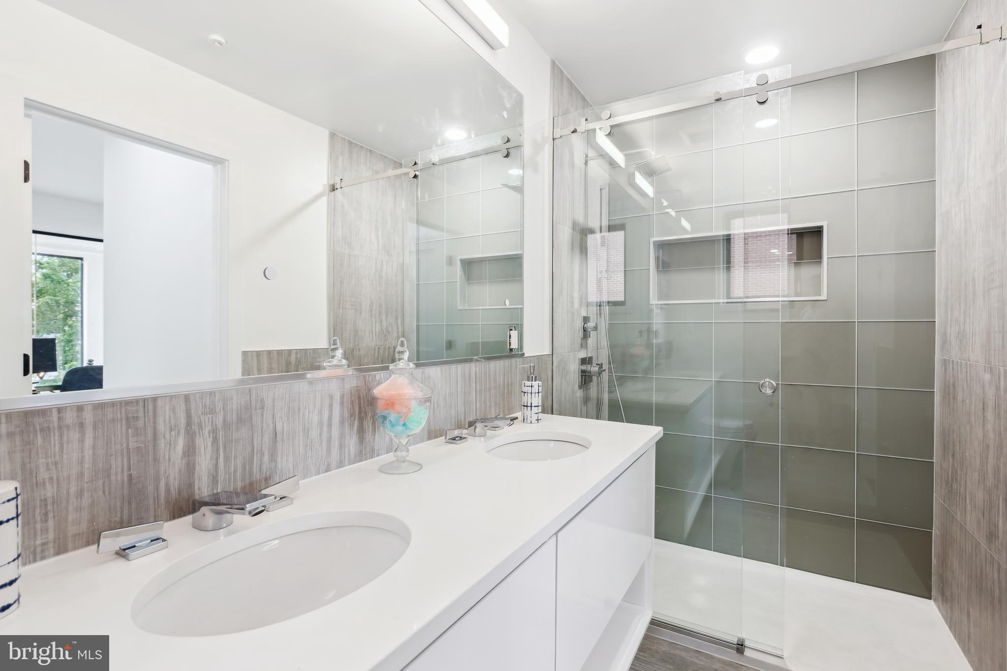 304 K Street Northeast, Unit 1 Washington, DC 20002 - Photo 25 of 33 Walk-In Shower - Rear Bathroom