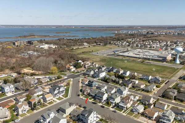 a view of city with ocean