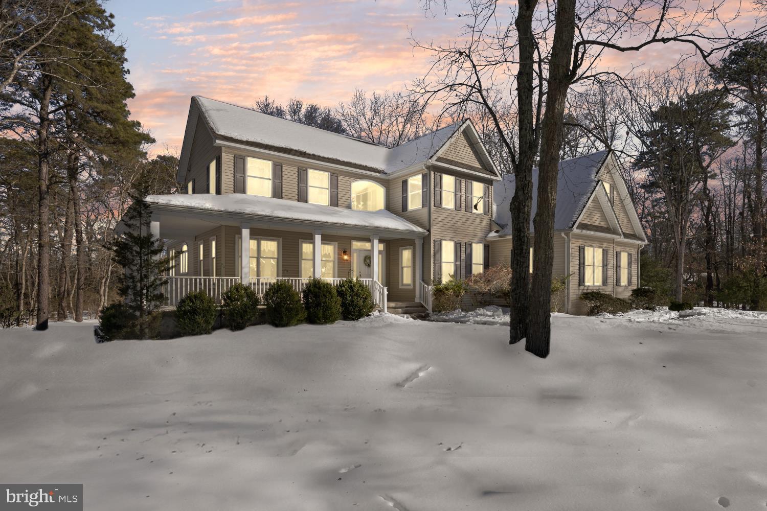 19 Big Look Trail Medford, NJ 08055 - Photo 1 of 61 a view of a building with a yard covered in snow