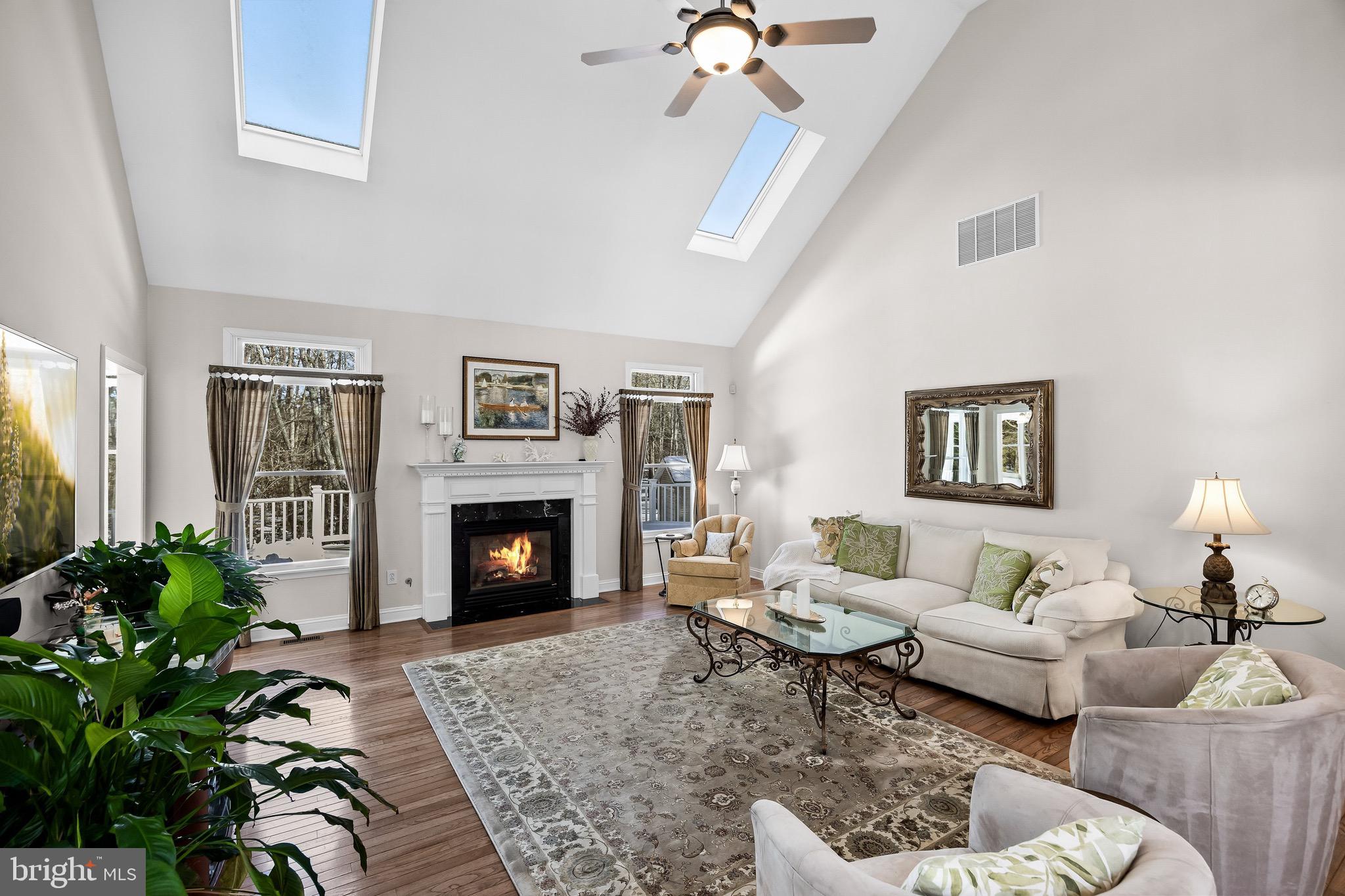 19 Big Look Trail Medford, NJ 08055 - Photo 13 of 61 a living room with furniture and a fireplace