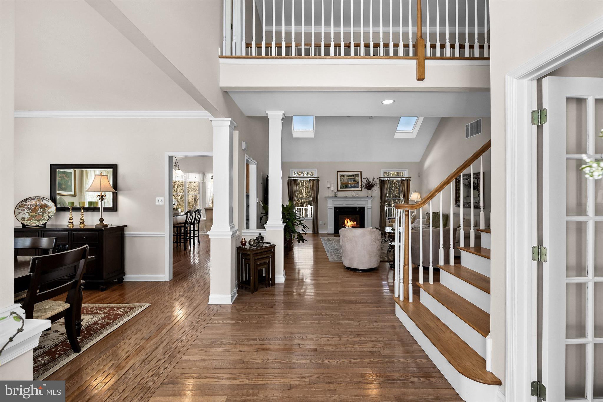 19 Big Look Trail Medford, NJ 08055 - Photo 7 of 61 a view of a hallway view with living room with furniture