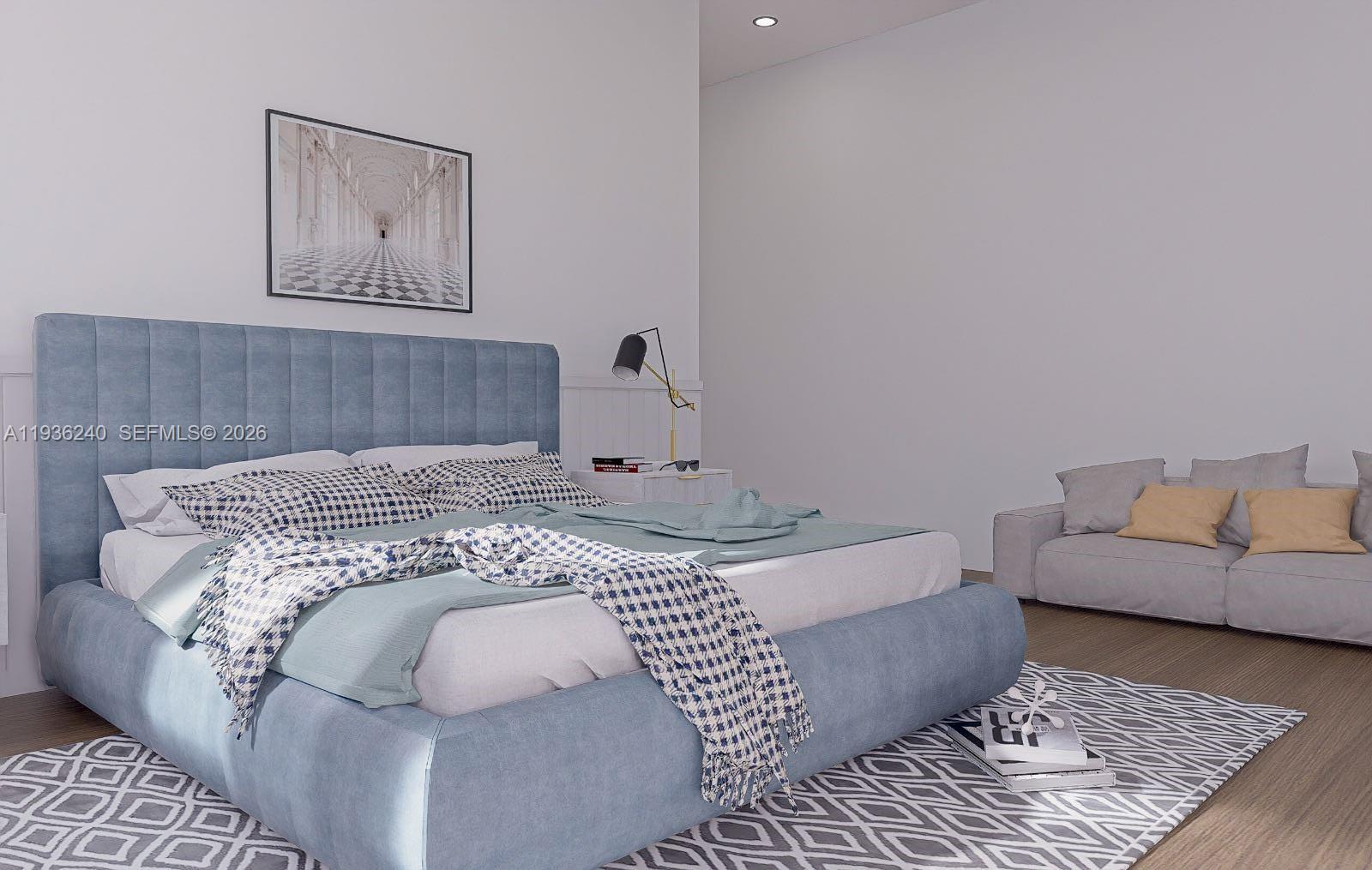 2757 Lake Ridge Lane Weston, FL 33332 - Photo 18 of 26 a bedroom with a bed and couch