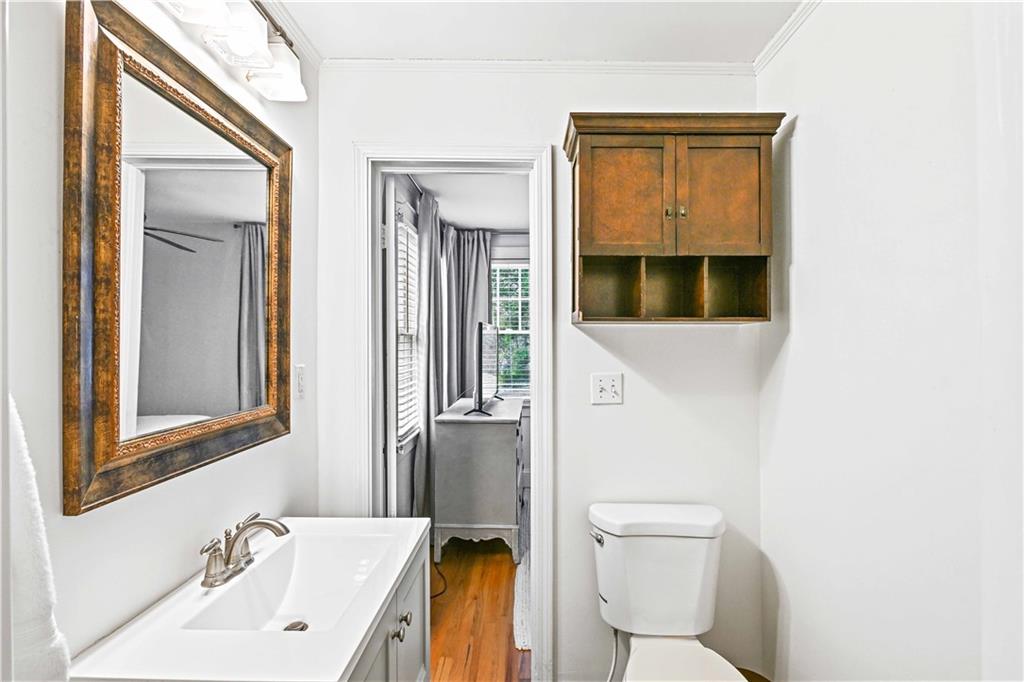 2188 Edison Avenue Northeast Atlanta, GA 30305 - Photo 28 of 51 a bathroom with a sink and a toilet