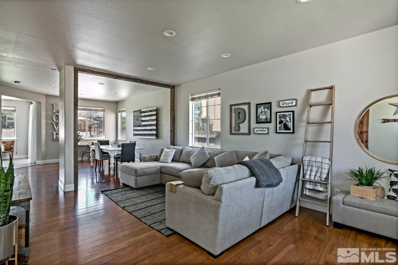 2330 Clementine Lane Reno, NV 89521 - Photo 4 of 32 a living room with furniture and wooden floor