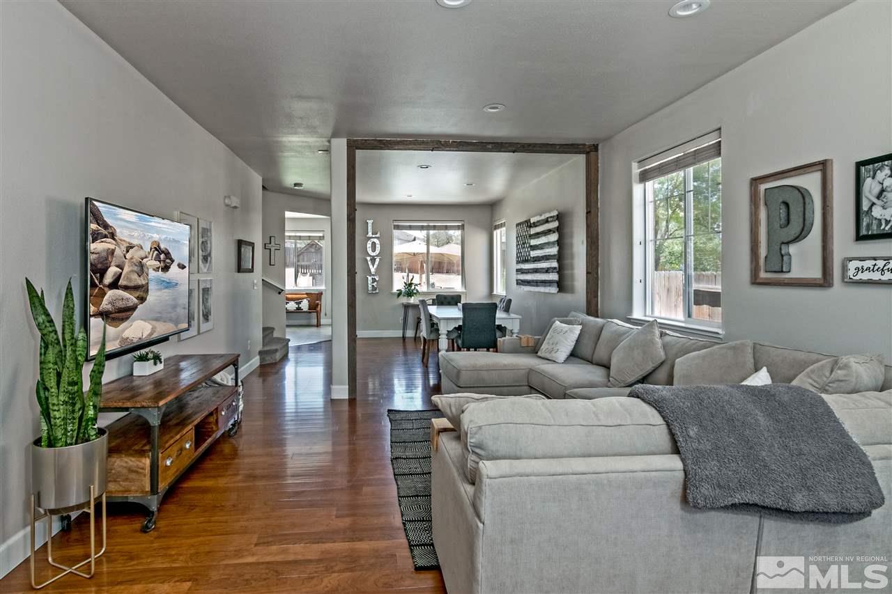 2330 Clementine Lane Reno, NV 89521 - Photo 6 of 32 a living room with furniture and wooden floor