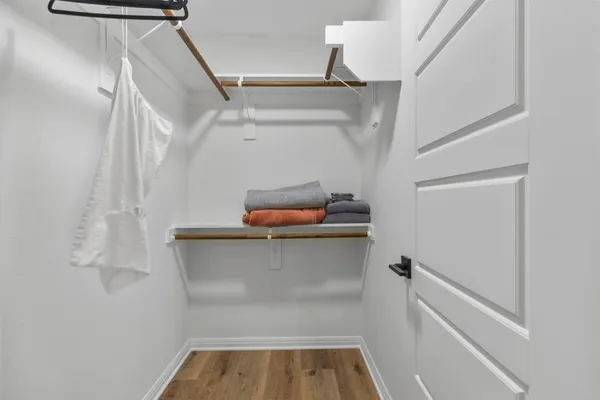 a view of walk in closet