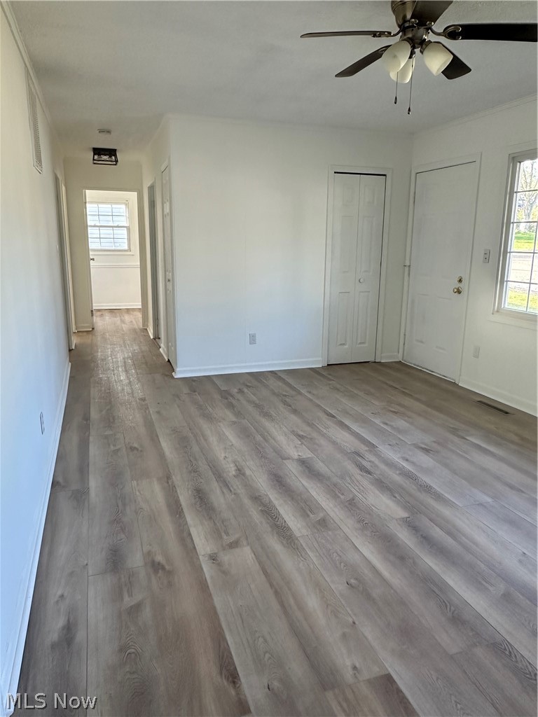 121 Andover Road Woodsfield, OH 43793 - Photo 23 of 46 New luxury vinyl flooring with ceiling fan