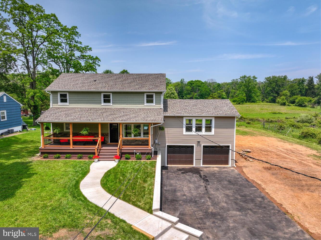 257 Pennington - Hopewell Road Hopewell, NJ 08525 - Photo 61 of 78 Aerial View of Front of House
