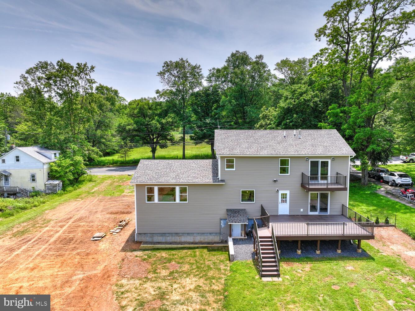 257 Pennington - Hopewell Road Hopewell, NJ 08525 - Photo 62 of 78 Aerial View of Back of House
