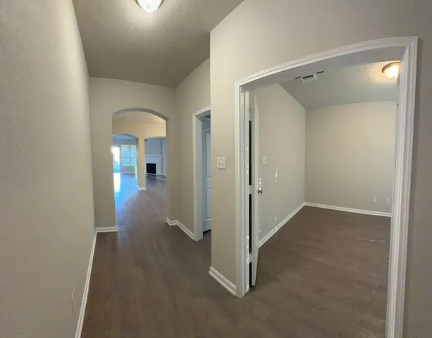 wooden floor in a room