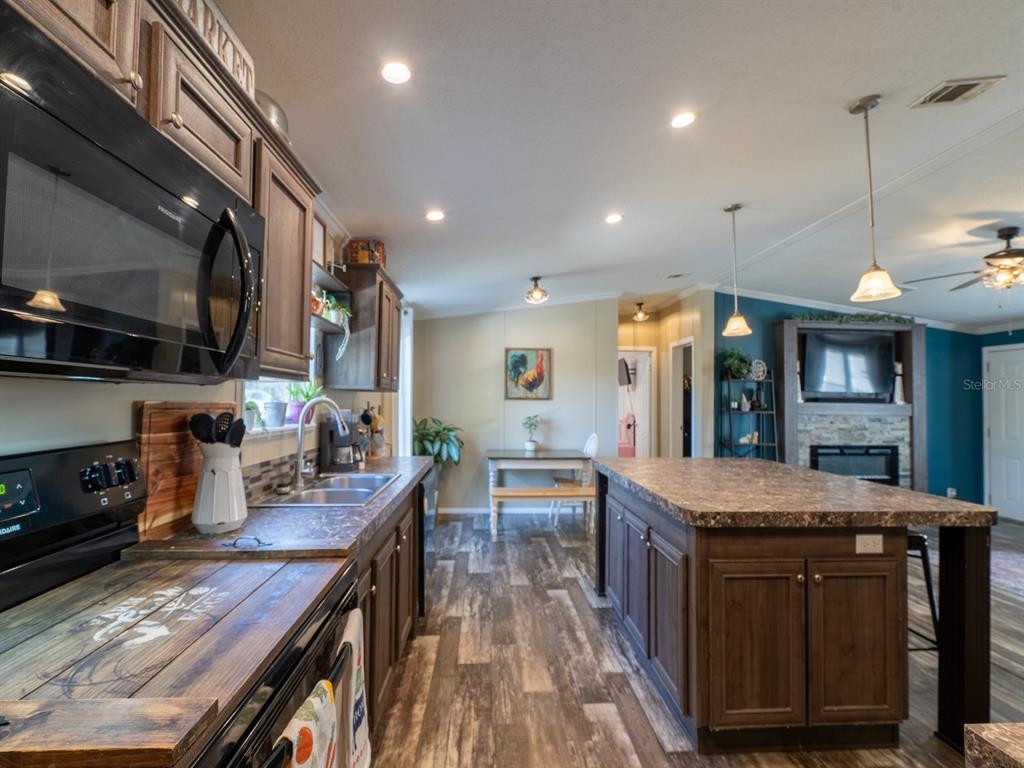22457 Northeast 130th Court Road Fort McCoy, FL 32134 - Photo 9 of 43 a kitchen with lots of counter top space