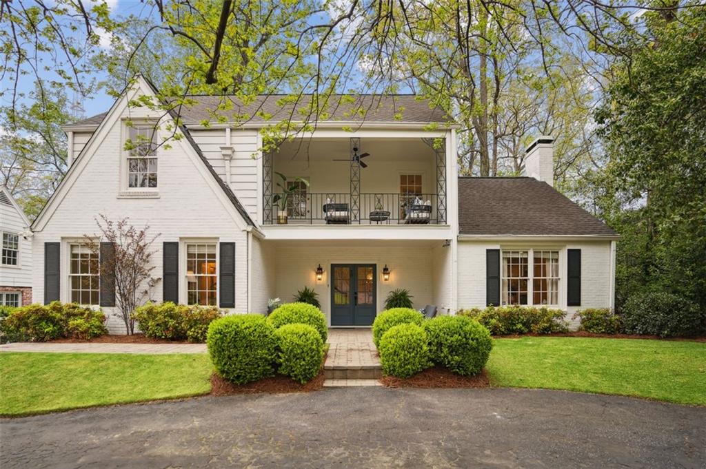 front view of house with a yard