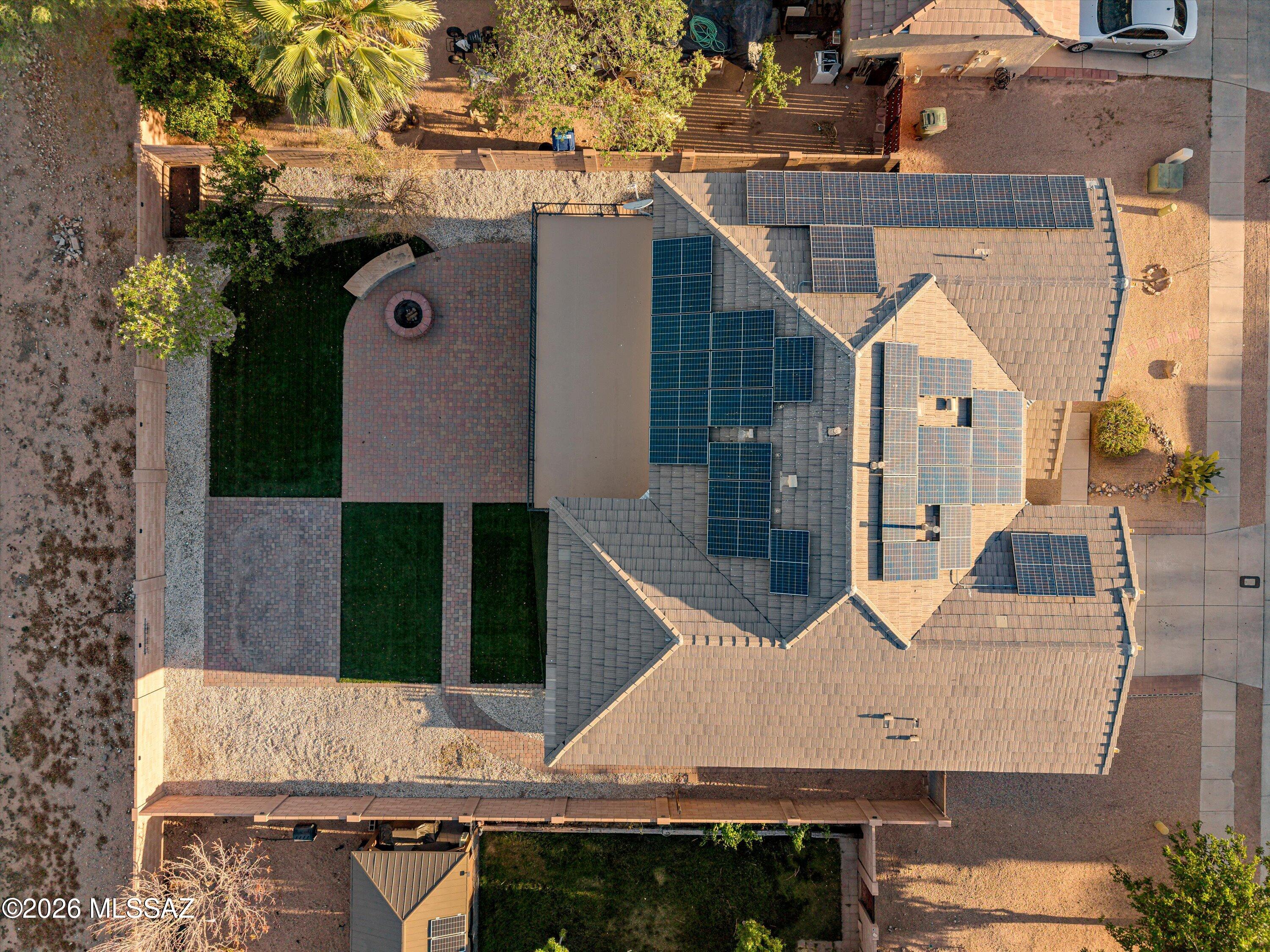6851 South Salt Cedar Road Tucson, AZ 85756 - Photo 44 of 52 AERIAL VIEW