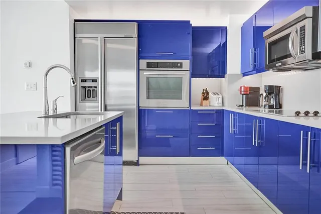 a view of balcony with furniture