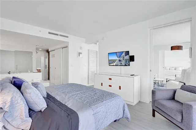 a car parked in front of a building