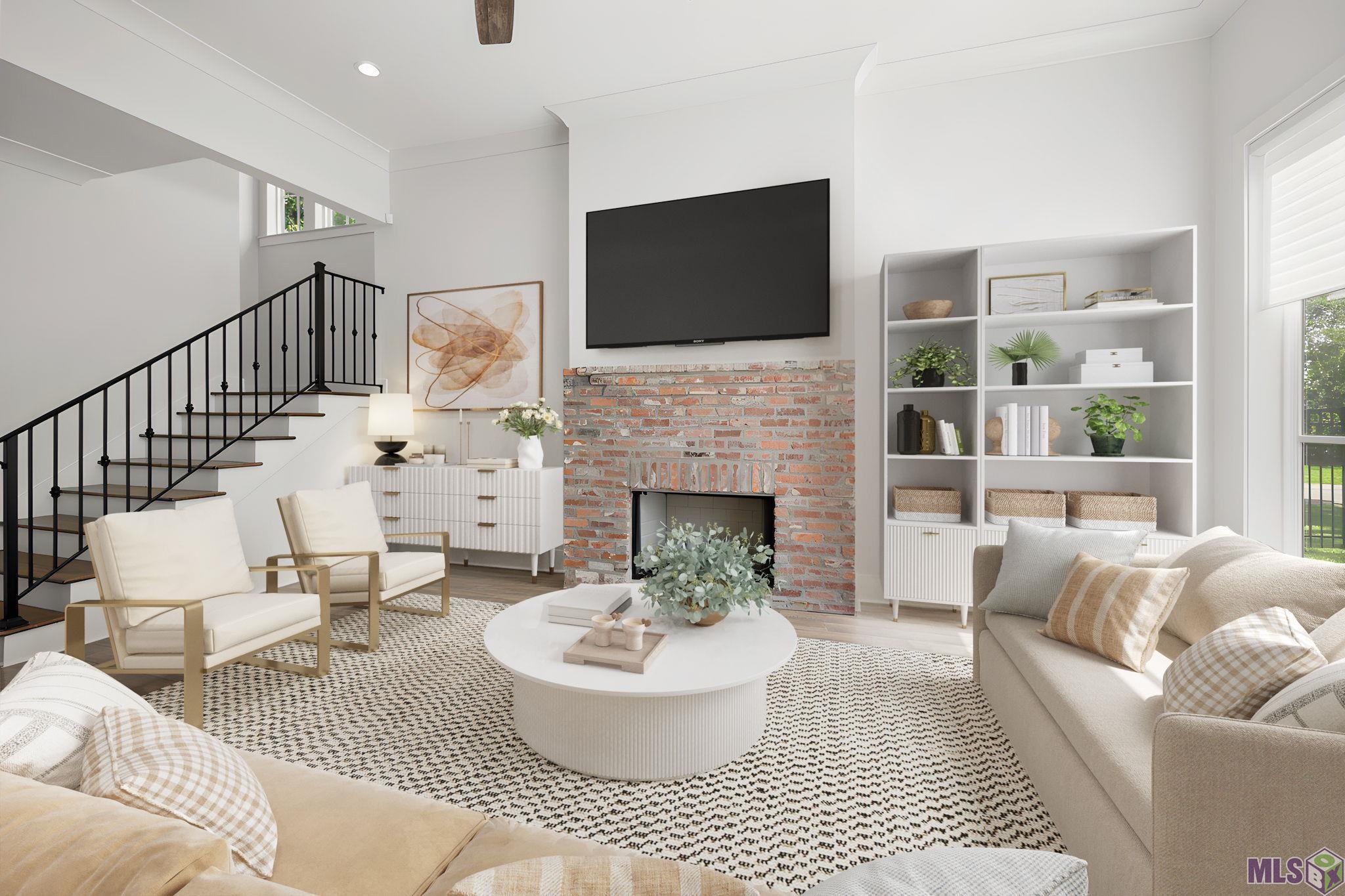 705 Bienville Street Baton Rouge, LA 70806 - Photo 7 of 25 Virtually Staged Living Room