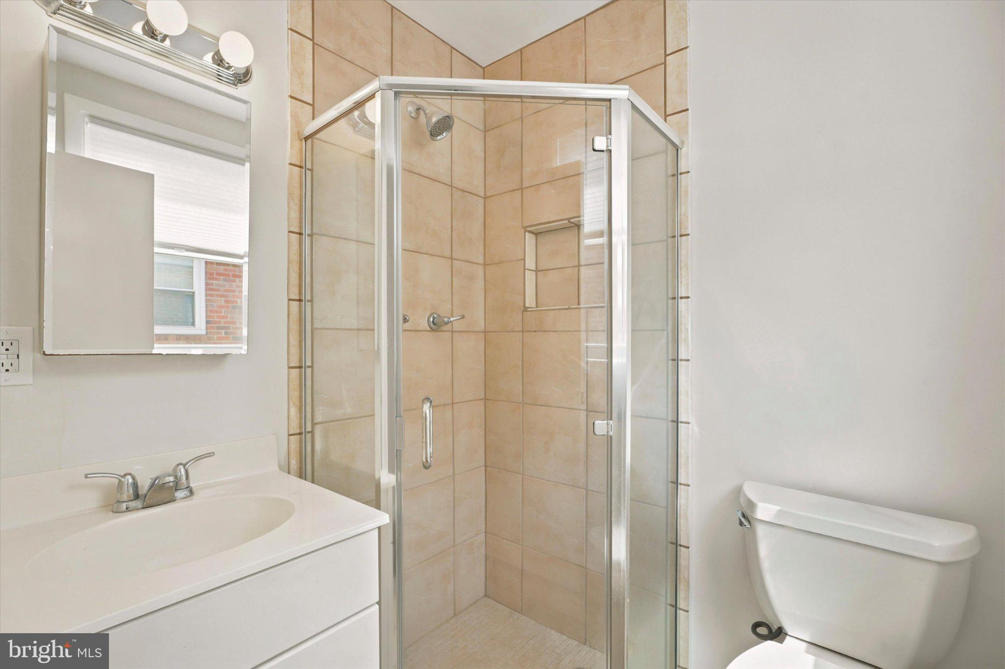 668 Renz Street Philadelphia, PA 19128 - Photo 12 of 25 Sleek modern bathroom oasis.