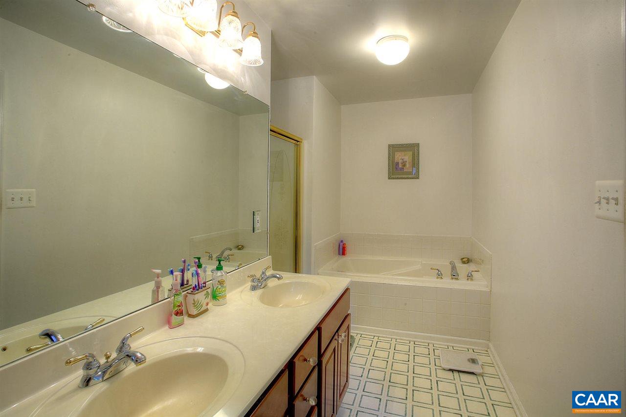 4099 Roundabout Road Louisa, VA 23093 - Photo 11 of 25 a bathroom with a sink a tub and a mirror