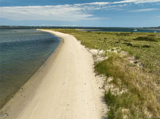 a view of an ocean and beach